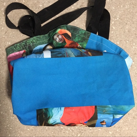 Reusable Graphic Tote Columbia Reuse Recycle LIKE NEW - Picture 4 of 12